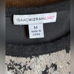 Isaac Mizrahi  Live! Floral Lurex Jacquard Sweater Long Sleeve Dress - SZ… Photo 5