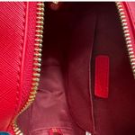 CGYGP Heart Purse Vegan Leather Shoulder Handbag With Wrist Strap Red Photo 4