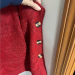 Westbound NWOT   Cozy Red Turtleneck Sweater puncho Photo 3