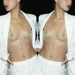 Alexis  Harlie Jacket White‎ French Cut Lace Blazer Size Small Photo 11