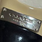 Coach NWD  Zan Pointed Toe Pumps Size 6.5B Tan & Black Leather Heels Photo 15