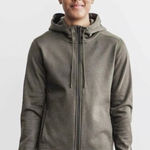 Nobull NWT  Women’s Full Zip Hooded Jacket Hoodie Gray Medium Photo 0