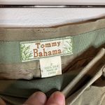 Tommy Bahama Vtg  olive green silk trouser shorts Photo 1