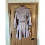 Lucy Paris NWOT Adonia Satin Wrap Dress in Lavender Women’s size Small Photo 7