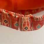 prAna Woman’s  Adelina Orange Stripe & Southwest Bikini Swimsuit Top Size Small Photo 10