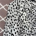 Topshop  Women’s Dalmatian Animal Print Blouse Photo 6