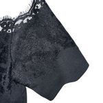 Karl Lagerfeld NWT Black Dress Lace Detail Pearl Neckline Short Sleeve Sz 4 Photo 8