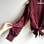 Minuet  Open Sleeve Blouse Sz M Photo 3