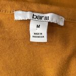 Bar III Medium Cropped Top One-Shoulder Cap Sleeve Stretch Dark Yellow Photo 4