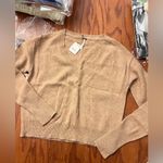 Free People  Women's 100% Cashmere V-Neck Pullover Sweater Size S Photo 1