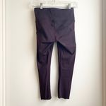 Lululemon Fast and Free Crop II Leggings in Burgundy Red Photo 2