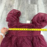 Joyfolie‎ Mia Joy Maroon Polka Dot Dress Red Size L Photo 6