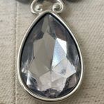 Grey rhinestone pendant necklace Photo 1