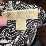 Michael Kors  Black Ruffled Flutter Sleeve Blouse Photo 4