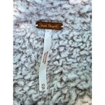 Free People Wild Hearts XS Sherpa Cropped Cowl Neck Sweatshirt Photo 5