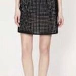 Loft Eyelet Circle Skirt Black Photo 1