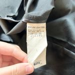 Moschino  Women's Vintage Black Pleated Puff Sleeve Button Up Blazer Dress Size 8 Photo 7