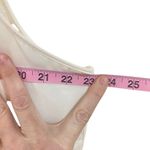 Coldwater Creek  1XL sleeveless tank lace blouse cream Photo 6