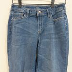 a.n.a  Jeans Women's  Mid Rise Straight Raw Hem Stretch Medium Wash Sz 6 Photo 1