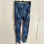 Lululemon  wunder train leggings 25” crop size 4 in blue multi color Photo 3