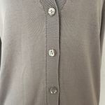 J.Jill NWT  Woman’s Organic Cotton Gray Jacket, Sz S Photo 5