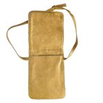 Missoni RARE Vintage Neutral Striped Knit Leather Flap Belt Bag Shoulder Purse Photo 5