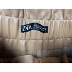 ZARA tie Faux Leather Shorts XS Photo 3