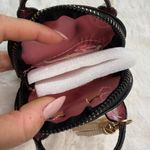 Mini Tote Bag Keychain Coin Purse Mini Pouch Zipper Fashion Charm Bag Charm White Photo 2