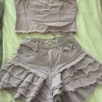 Vibrant Miu Purple denim set Photo 0