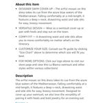 La Blanca NEW  Womens Tie Front Midi Dress Swimsuit Cover up Blue SIze Small Photo 5