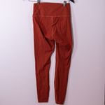 Everlane Women's ReNew High Waisted Ankle Crop Athletic Leggings Pants Orange M Photo 2