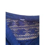 Lace Shirt Loungewear School Casual Basic Everyday Blue Size XL Photo 5