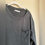 Free People  We The Free Fade Into You Tee Size Medium NWT Washed Black Photo 2