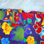 Vintage rinzi tropical outfit short sleeve shirt and shorts with belt 2/sm beach Blue Photo 6