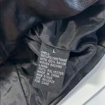 Peper Tee black Faux Leather Vest with Gold Accents. Size L Photo 4