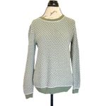 Appleseed's Womens Sweater Sz Small Fall Autumn Winter Honeycomb Waffle Y2k Green Photo 1