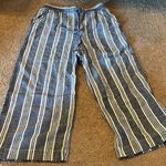 Olive & Oak Olive @ oak blue and white casual pants xs Photo 1