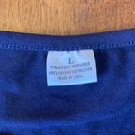 Happy New Year Long Sleeve Tee Large Navy Blue with lettering Photo 2