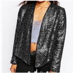 Abercrombie & Fitch Abercrombie sequin jacket fall holiday  formal blazer casual  metallic Nwt 138 Photo 1