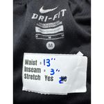 Nike  Dri-FIT Running Shorts Women's Medium Black Purple Neon Trim Athletic Photo 5