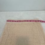 House Of Harlow 1960 2pc Set Crochet Knit Crop Top Skirt Fringe Beige size S Tan Photo 10