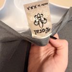 Vocal Gray Long Sleeve Top studded boho-chic flowy long casual tunic top S Photo 6