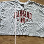 New Harvard women's 100% cotton gray t Photo 3