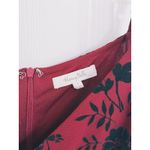 Honey Belle Velvet Burnout Cold Shoulder Mini Dress Small Red Ruffle Sleeve Whimsigoth Fairy Photo 4