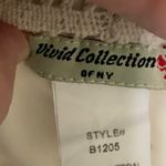 Vivid Collection Shorts Womens M Crochet Boho Coquette Cotton Knit Lined Ivory Tan Size M Photo 2