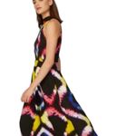 BUSAYO COLLECTIVE MAXI WATERCOLOR TIE DYE SPAGHETTI STRAP LINED MAXIMALIST DRESS Size XS Photo 1