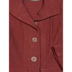 L.L.Bean Bellandi Jacket Italian Boiled Wool Red Women's Size SPButton Up D-339 Photo 1