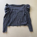 7 For All Mankind Puff Shoulder Long Sleeve Top Photo 2