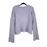 New In Womens Lilac Long Sleeve Ultra Soft Boatneck Soft Girl Sweater Medium Purple Photo 7