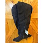 Worthington  Valto Faux Suede Black High Over Knee Heeled Boots Size 6M nwt Read Photo 5